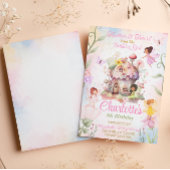 フラッターアンドトゥウィールフェアリー誕生日招待状 招待状