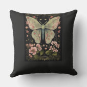 "フラッターグレース：蝶の美しいティー" クッション (裏面)