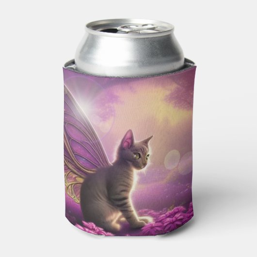 フラッターミット子猫- 缶クーラー (缶正面)