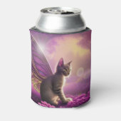 フラッターミット子猫- 缶クーラー (缶裏面)