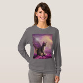 フラッターミット子猫- Tシャツ (正面フル)