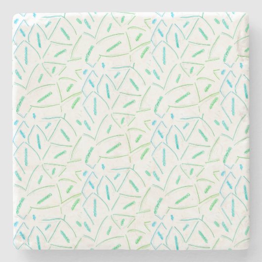 フラッタ抽象芸術 ストーンコースター (正面)