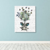 フラッタ時間 キャンバスプリント (インサイチュ (ウッドフロア))