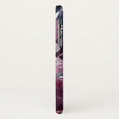 フラッタ&スパークル：ピンクバタフライiPhoneケース Case-Mate iPhoneケース (裏面/左)