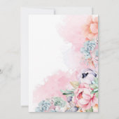 フラッタ&ツイールガーデンフェアリーフローラピクシー誕生日 招待状 (裏面)