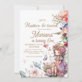 フラッタ&ツワールガーデンフェアリーフローラピクシー1st 招待状 (正面)