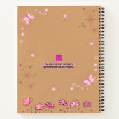 「フラッタ&フローリッシュ：ポジティブなジャーナル ノートブック (裏面)