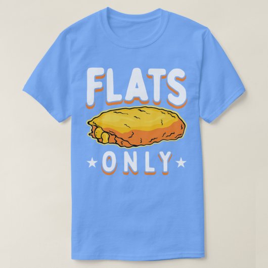 フラッツのみチキンウイング Tシャツ (デザイン正面)