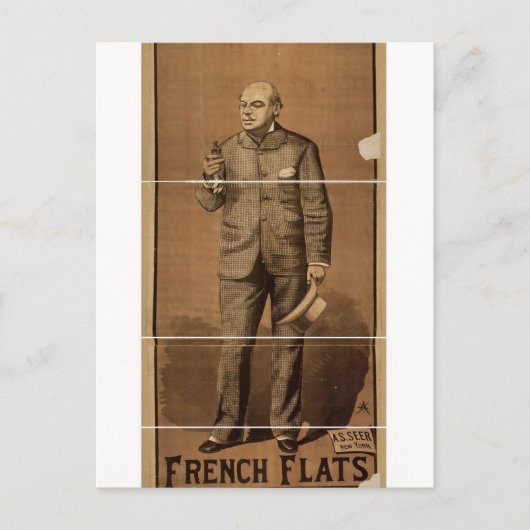 フラッツフランスのヴィンテージ劇場 ポストカード (正面)