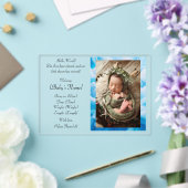 フラットお知らせカード アクリル招待状 (インサイチュ (ウェディング))