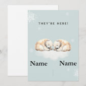 フラットお知らせカード 案内状 (正面/裏面)