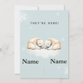 フラットお知らせカード 案内状