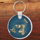 フラットだ。いや、本当に。 キーホルダー (正面)