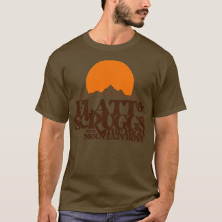 フラットとスクラッグスライジングサン Tシャツ