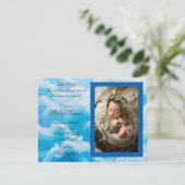 フラットなお知らせカード 案内状 (スタンド正面)