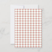 フラットなクリスマスカード サンキューカード (裏面)