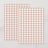 フラットなクリスマスカード サンキューカード (正面/裏面)