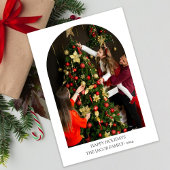 フラットなクリスマスカード シーズンカード