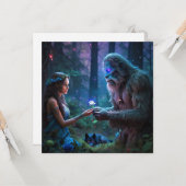 フラットなグリーティングカード カード (正面/裏面インサイチュ)