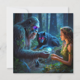 フラットなグリーティングカード カード