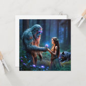 フラットなグリーティングカード カード (正面/裏面インサイチュ)