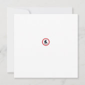 フラットなグリーティングカード カード (裏面)