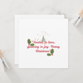 フラットなグリーティングカード カード (正面/裏面インサイチュ)