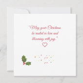 フラットなグリーティングカード カード (裏面)