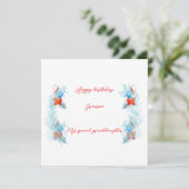 フラットなグリーティングカード カード (スタンド正面)