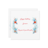 フラットなグリーティングカード カード (正面/裏面インサイチュ)