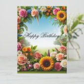 フラットなグリーティングカード カード (スタンド正面)