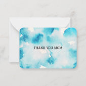 フラットなグリーティングカード ノートカード (裏面)