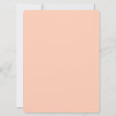 フラットなデザインのSave The Dateカード - 現代的なローズ セーブザデート (裏面)