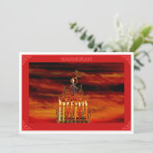 フラットなホリデーカード シーズンカード (スタンド正面)