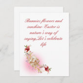 フラットなホリデーカード シーズンカード (正面/裏面)