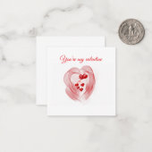 フラットなメモカード ノートカード (正面/裏面インサイチュ)