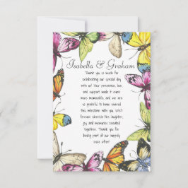 フラットな感謝カード サンキューカード