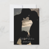 フラットな感謝カード サンキューカード (裏面)