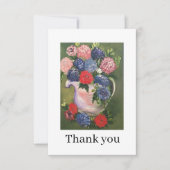 フラットな感謝カード サンキューカード (正面)