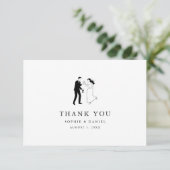 フラットな感謝カード サンキューカード (スタンド正面)