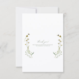 フラットな感謝カード サンキューカード