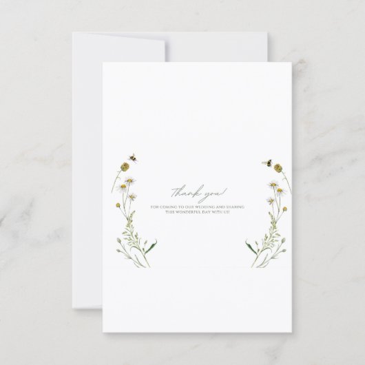 フラットな感謝カード サンキューカード (正面)