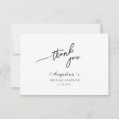 フラットな感謝カード サンキューカード (正面)