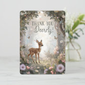 フラットな感謝カード サンキューカード (スタンド正面)