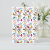 フラットな感謝カード サンキューカード (スタンド正面)