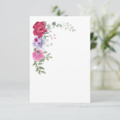 フラットな招待状、サイズ：5" x 7"、紙：マット、封 招待状 (スタンド正面)