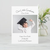 フラットな発表カード 案内状 (スタンド正面)