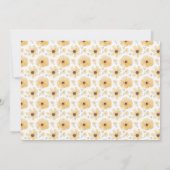 フラットな結婚式の出欠確認カード セーブザデート (裏面)