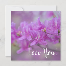 フラットな花のグリーティングカード カード