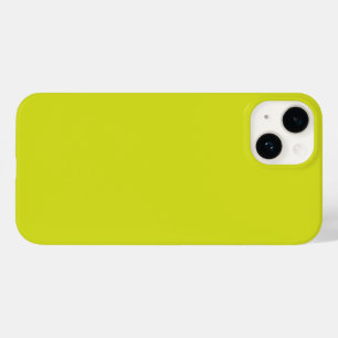フラットな黄色の背景 - バックトゥスクールテクスチャ Case-Mate iPhone 14ケース
